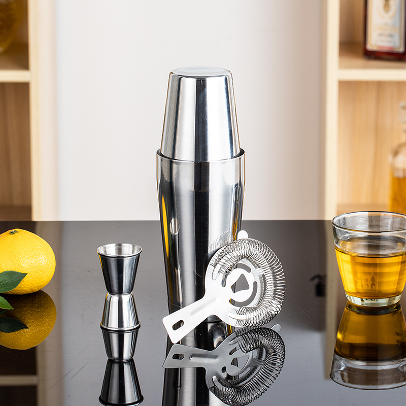 Stainless Steel Bar Tool Set C - Boston Shaker Set recensione e prezzo
