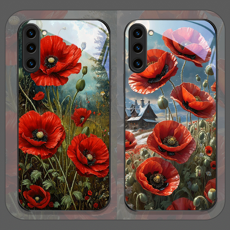 Retro Poppy Flower Bloom Hot R - Old Fashioned Glass recensione e prezzo