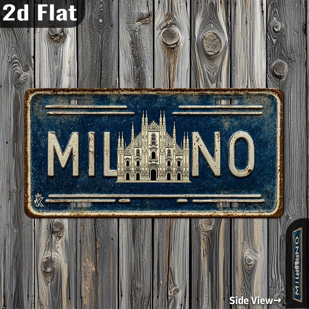 Custom 2D Printed Milan Italy  - Home Bar Signs recensione e prezzo