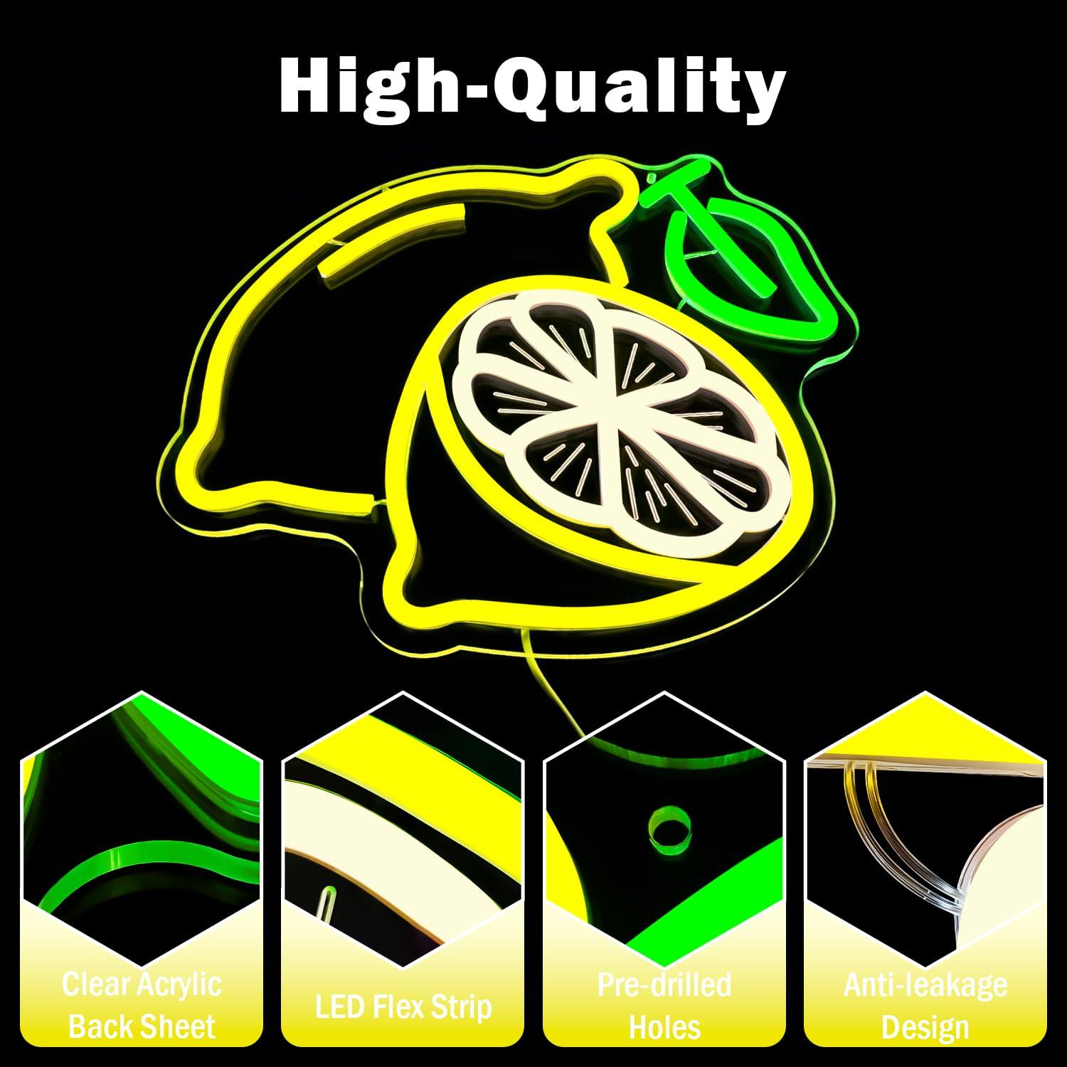 Lemon Neon Sign Dimmable LED L - Home Bar Signs recensione e prezzo