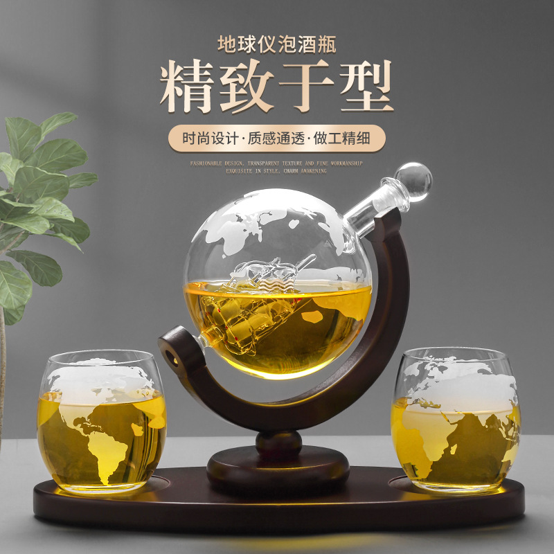 2025 Newest 3PC Glass Globe De - Decanter Globe Set recensione e prezzo