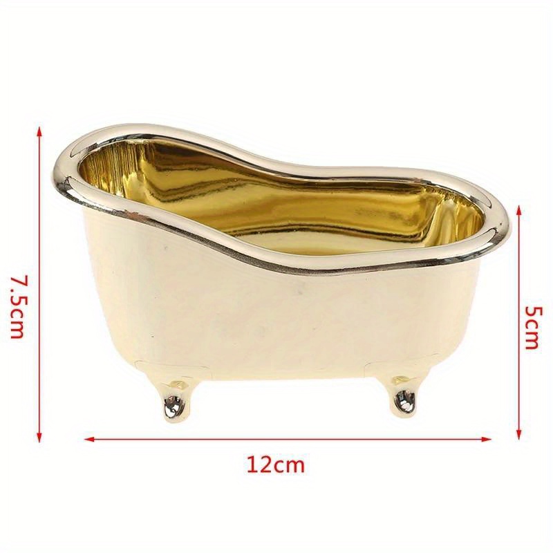 1pc Mini Bathtub Soap Jewelry  - Bar Cart Gold recensione e prezzo