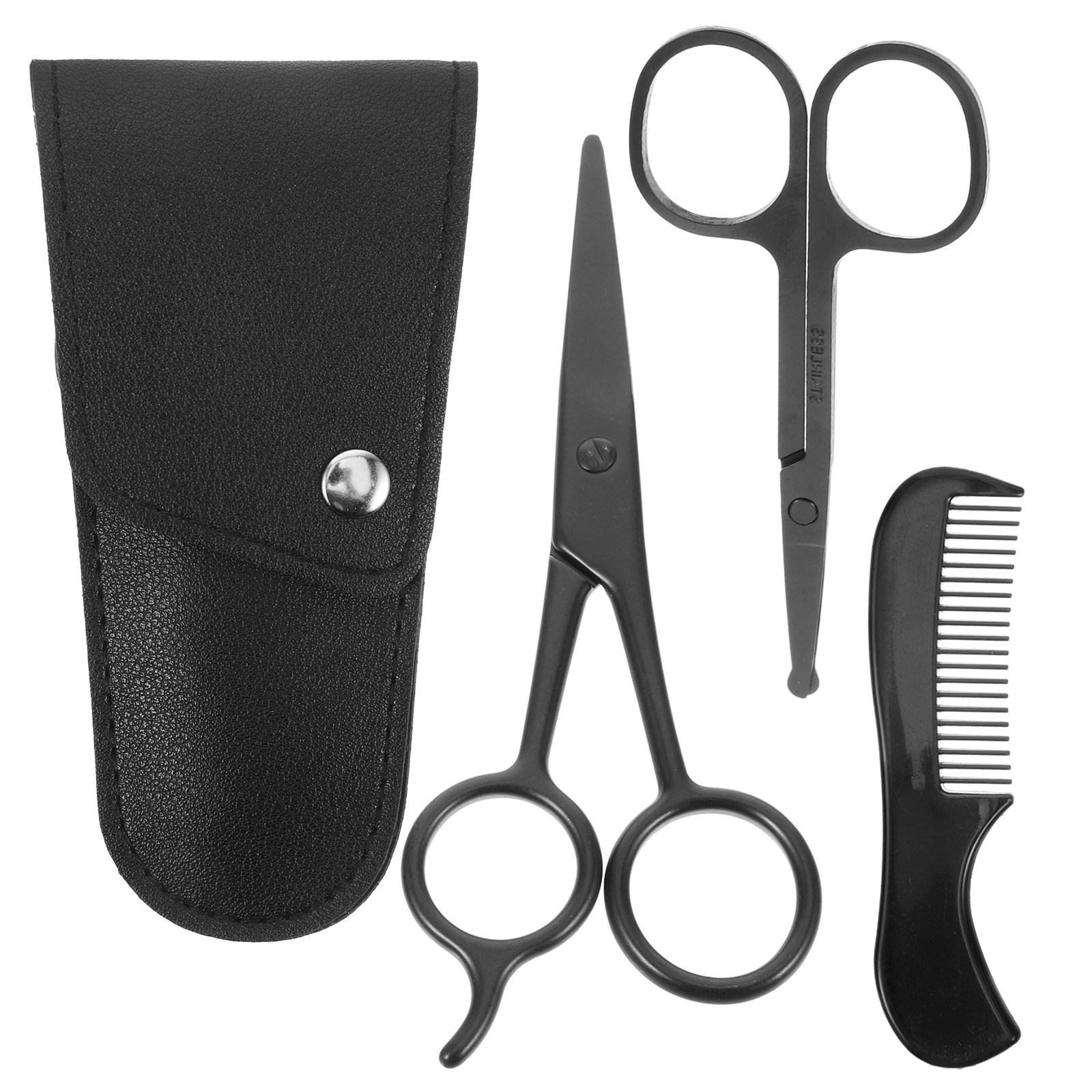 1Set Beard Shears Kit Stainles - Home Barbershop recensione e prezzo