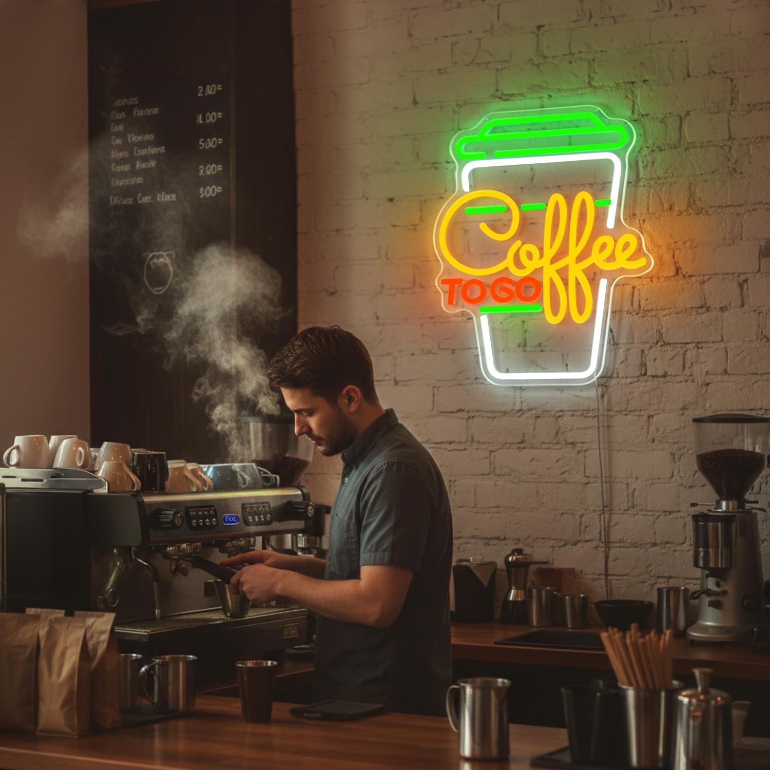 Coffee Neon Sign USB Dimmable  - Home Bar Signs recensione e prezzo