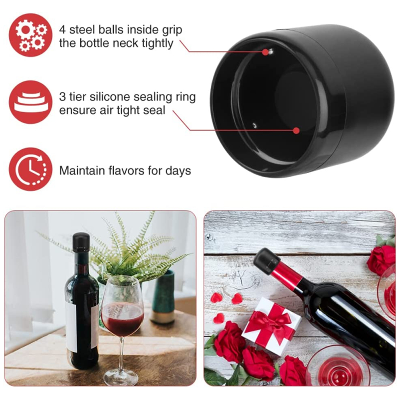 New 2PCS Vacuum Red Wine Bottl - Wine Preservation Pump recensione e prezzo