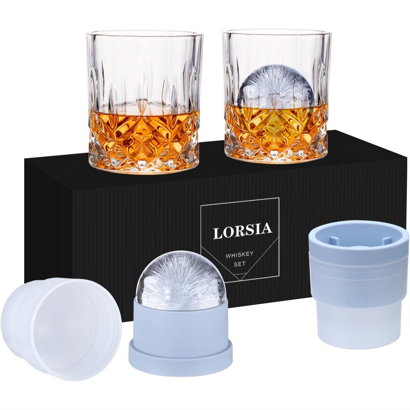 Whiskey Rocks Glass Set of 4 w - Old Fashioned Glass recensione e prezzo