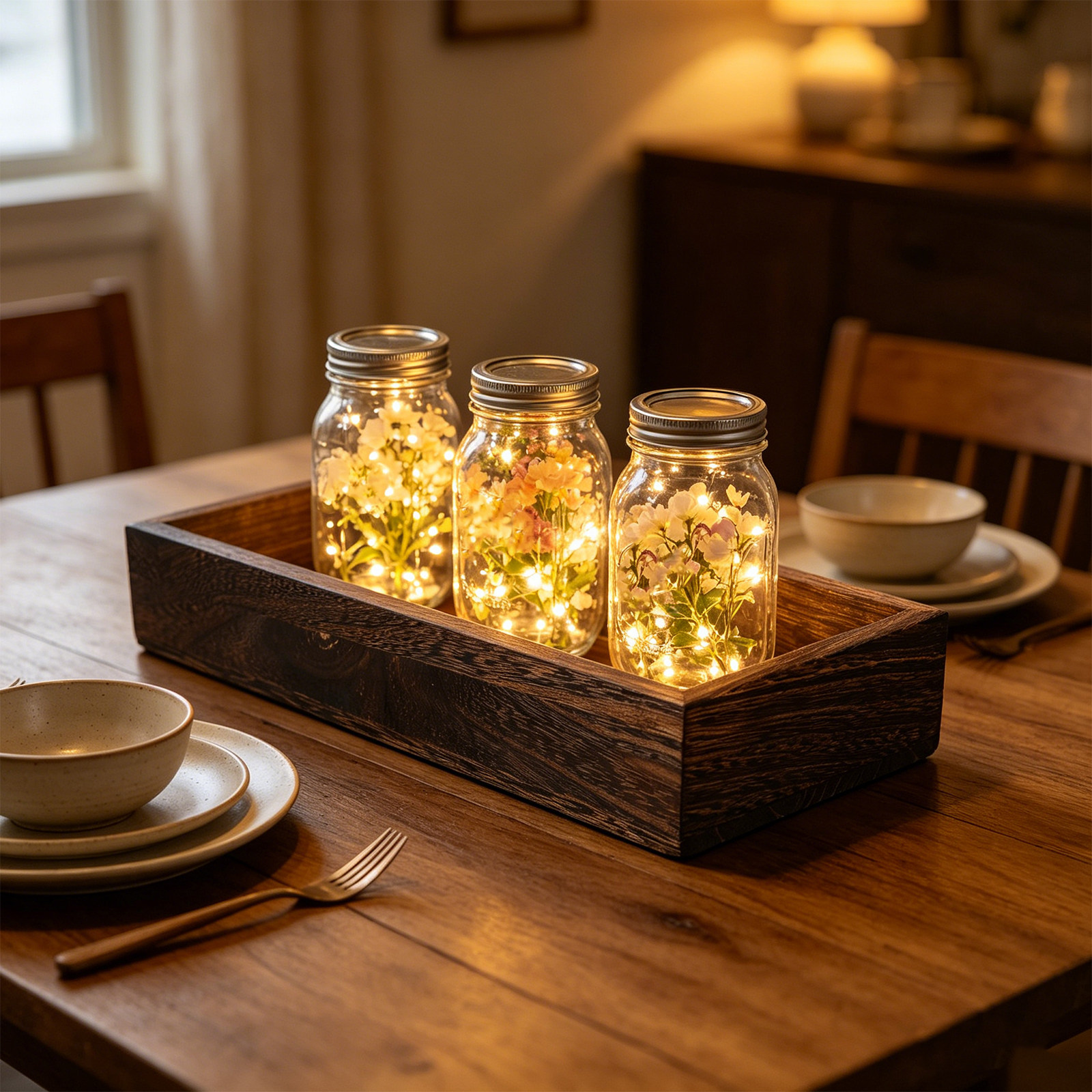 Wooden Tray for Candle Holder  - Home Bar And Counter recensione e prezzo