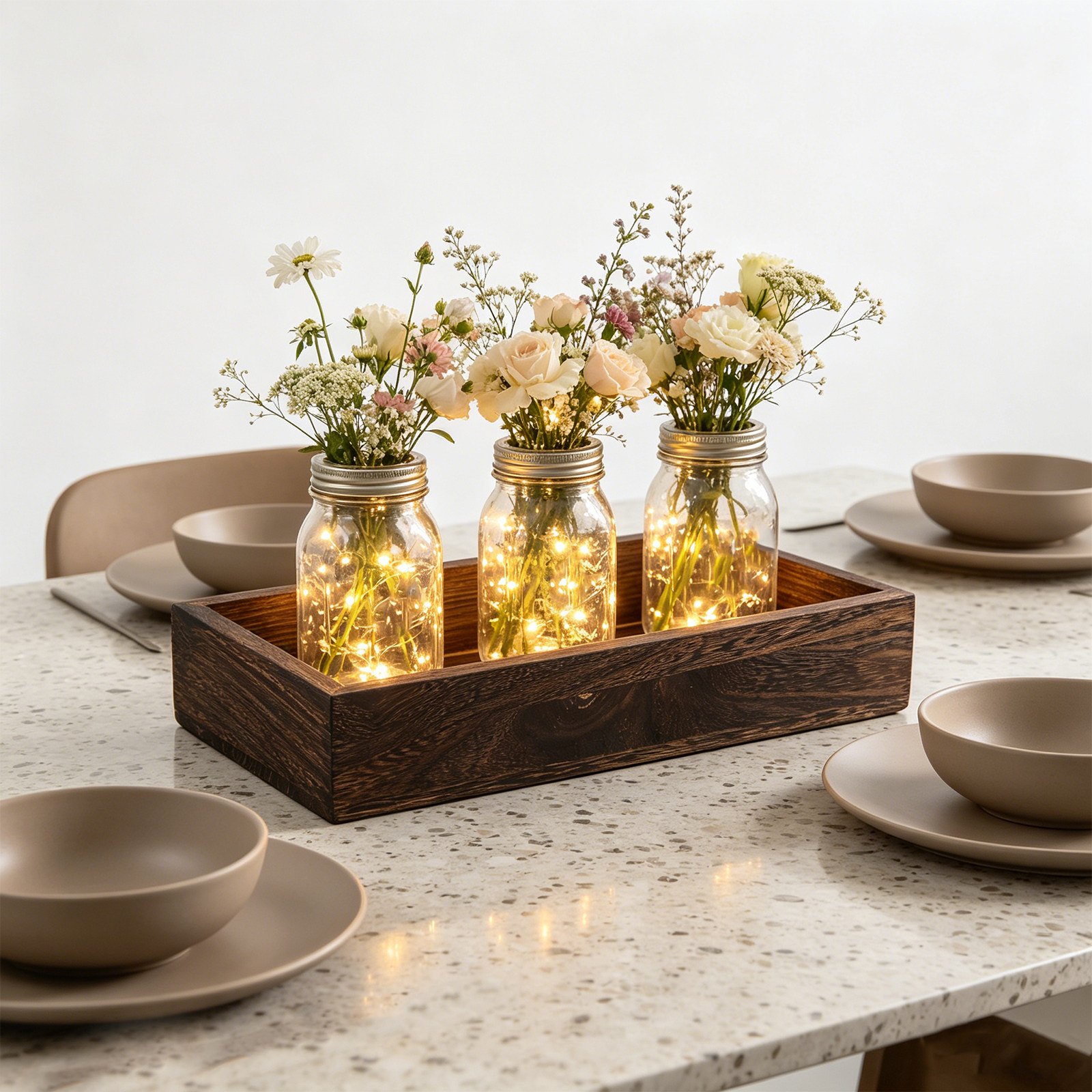 Wooden Tray for Candle Holder  - Home Bar And Counter recensione e prezzo