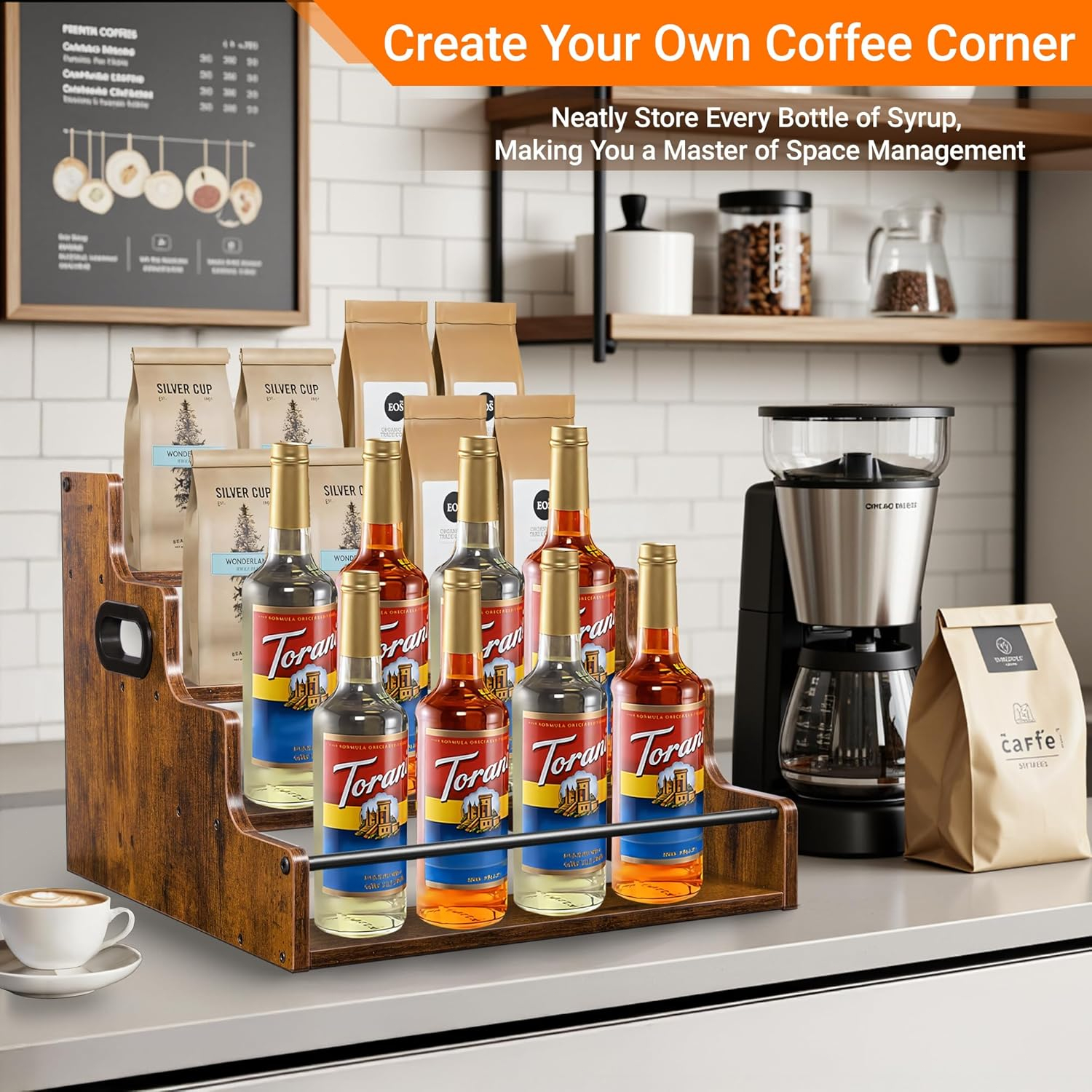 Liquor Bottle Display Shelf, C - Home Bargains recensione e prezzo