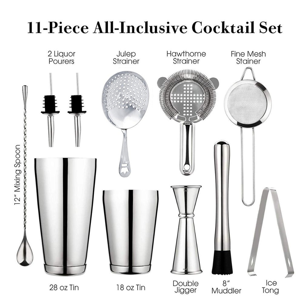 Cocktail Shaker Bar Set: 2 Wei - Boston Shaker Set recensione e prezzo