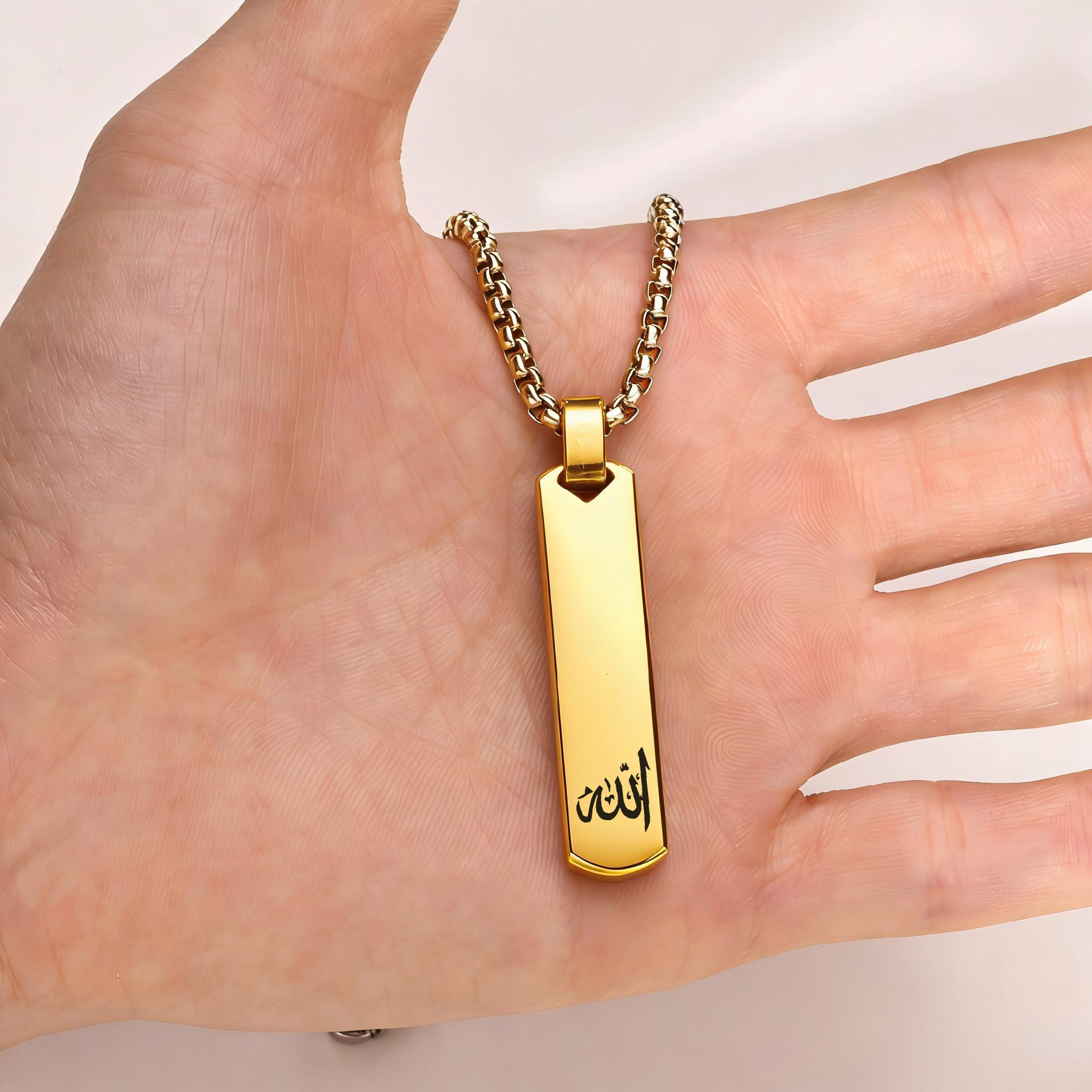 3D Bar Necklace, Cool Simple D - Bar Cart Gold recensione e prezzo
