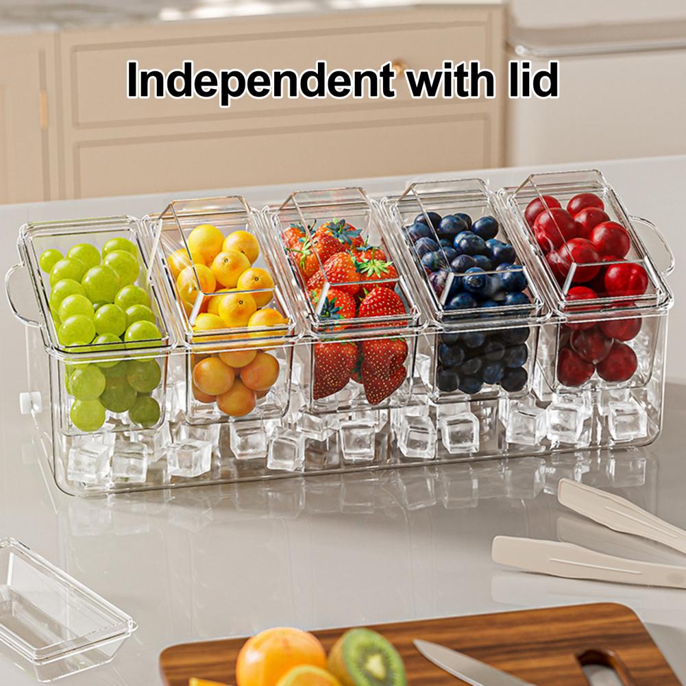 Taco Bar Serving Set for Party - Garnish Tray Set recensione e prezzo