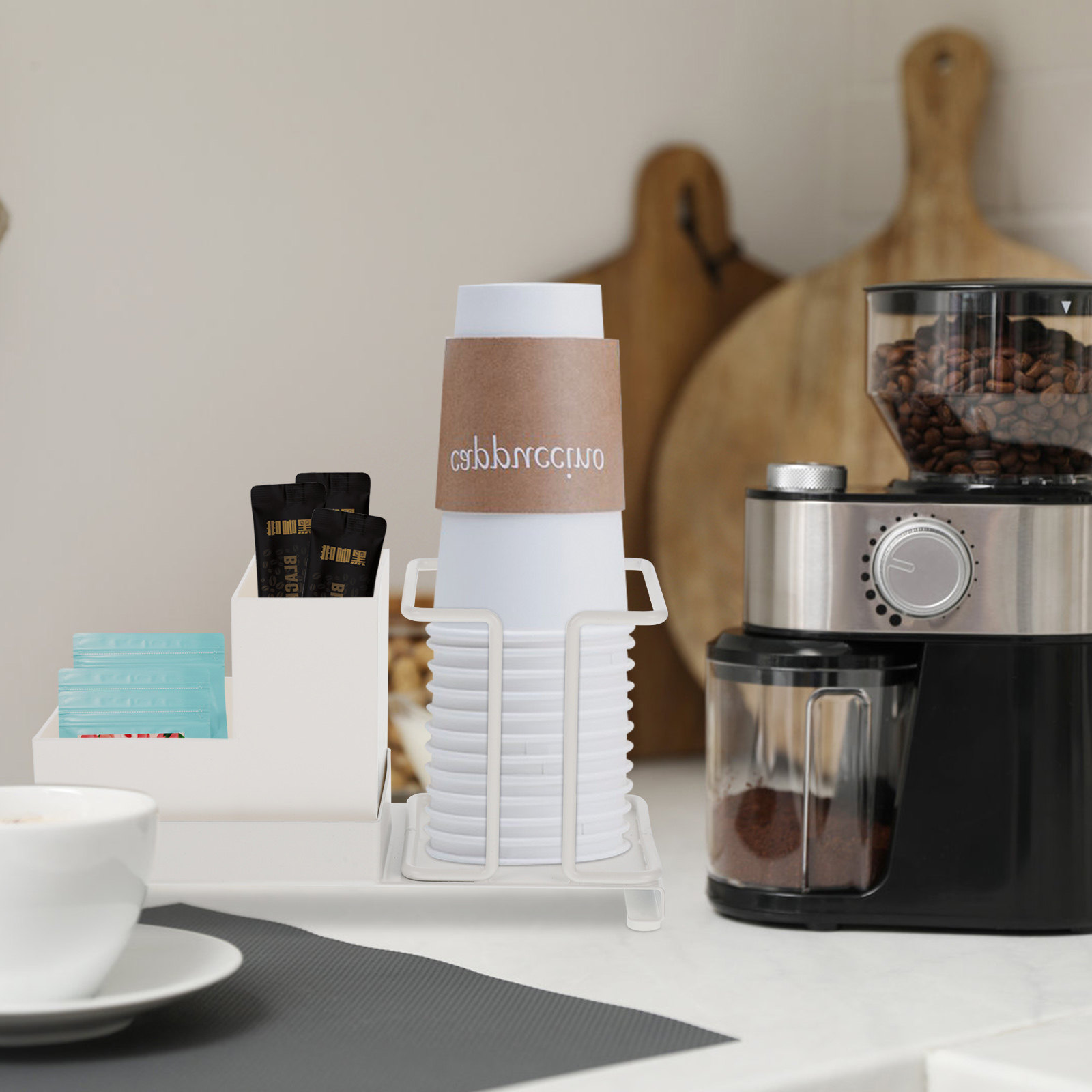 Coffee Bar Organizer Disposabl - Home Bar Supplies recensione e prezzo