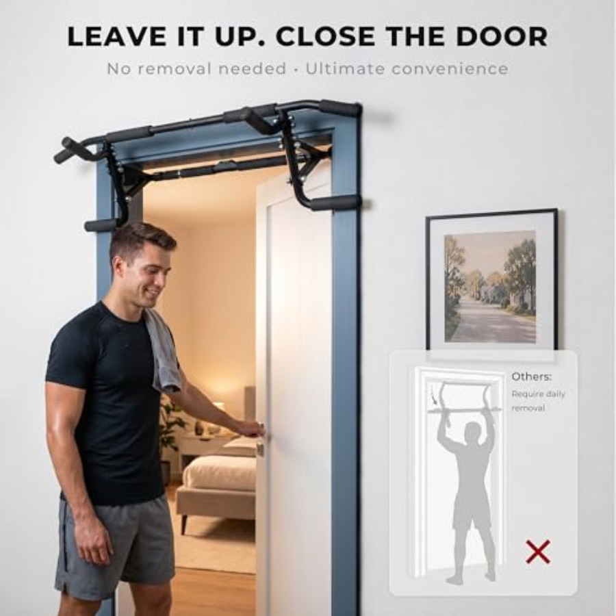 Home gym doorway pull up bar:  - Home Bar And Gym recensione e prezzo