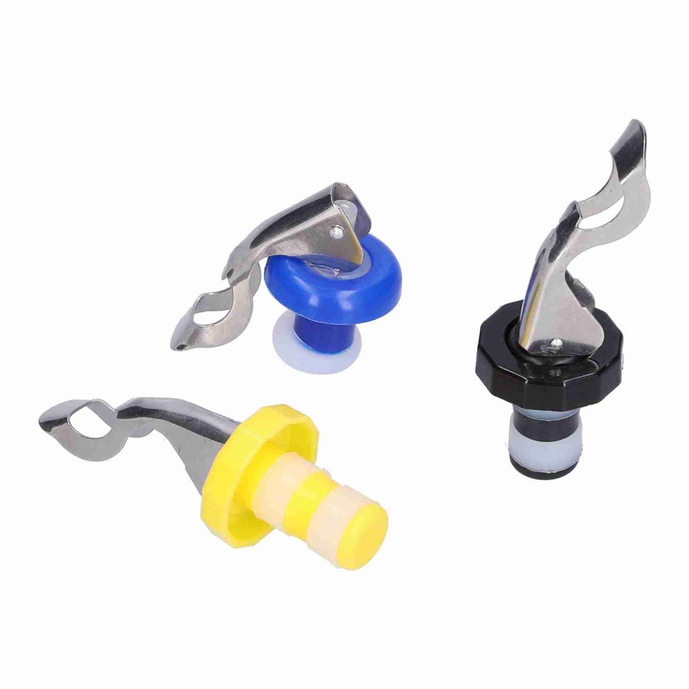5pcs Silicone Wine Bottle Plug - Wine Preservation Pump recensione e prezzo