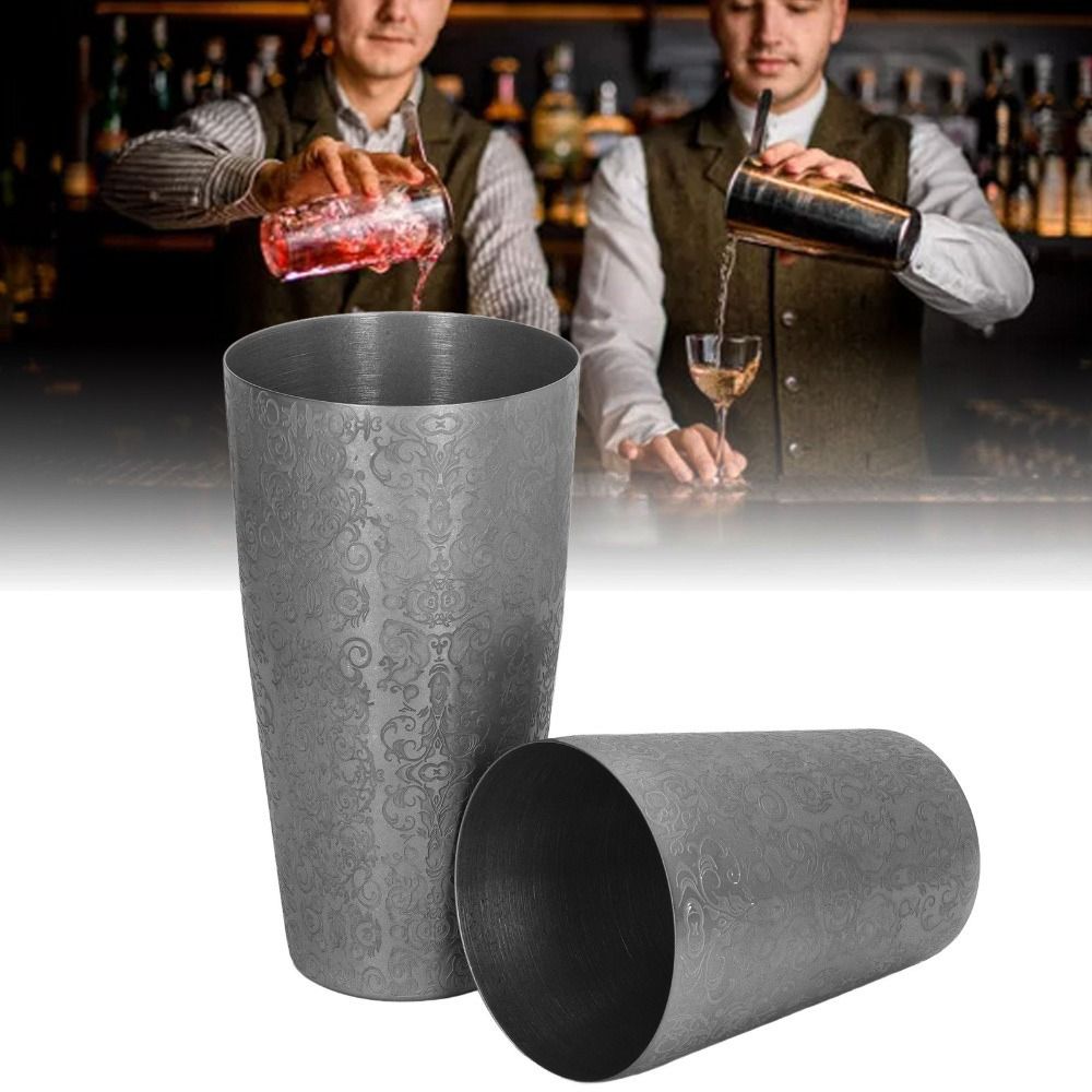 2 Piece Set Etched Pattern Bos - Boston Shaker Set recensione e prezzo