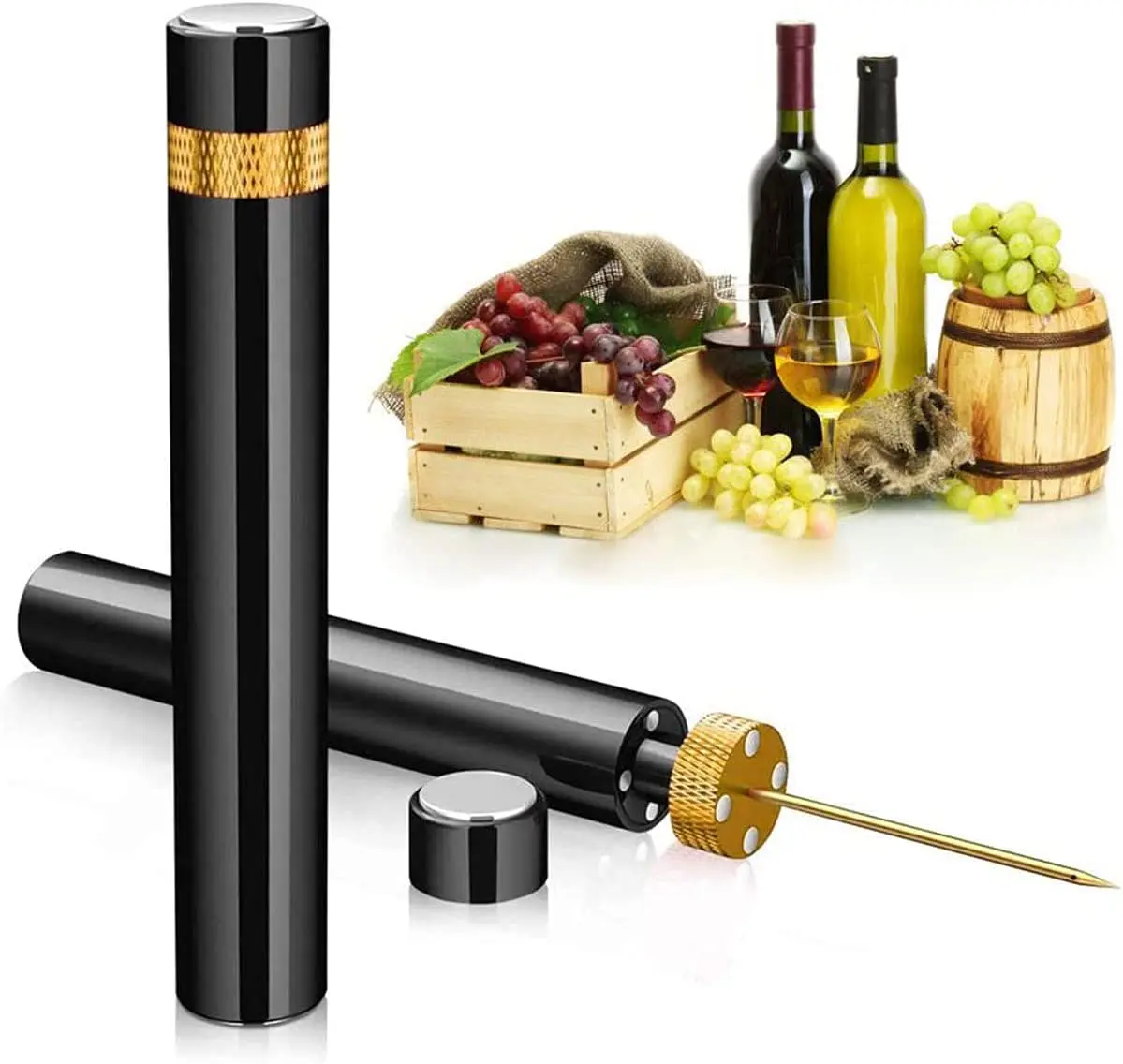 Red Wine Bottle Opener Air Pre - Wine Preservation Pump recensione e prezzo