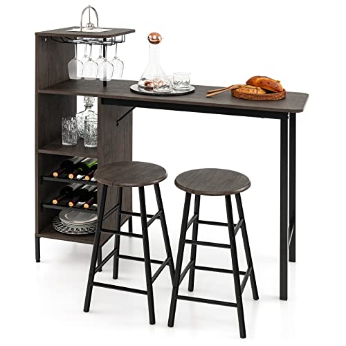 3-Piece Industrial Bar Set: Br - Home Bar And Counter recensione e prezzo
