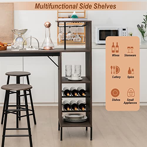 3-Piece Industrial Bar Set: Br - Home Bar And Counter recensione e prezzo