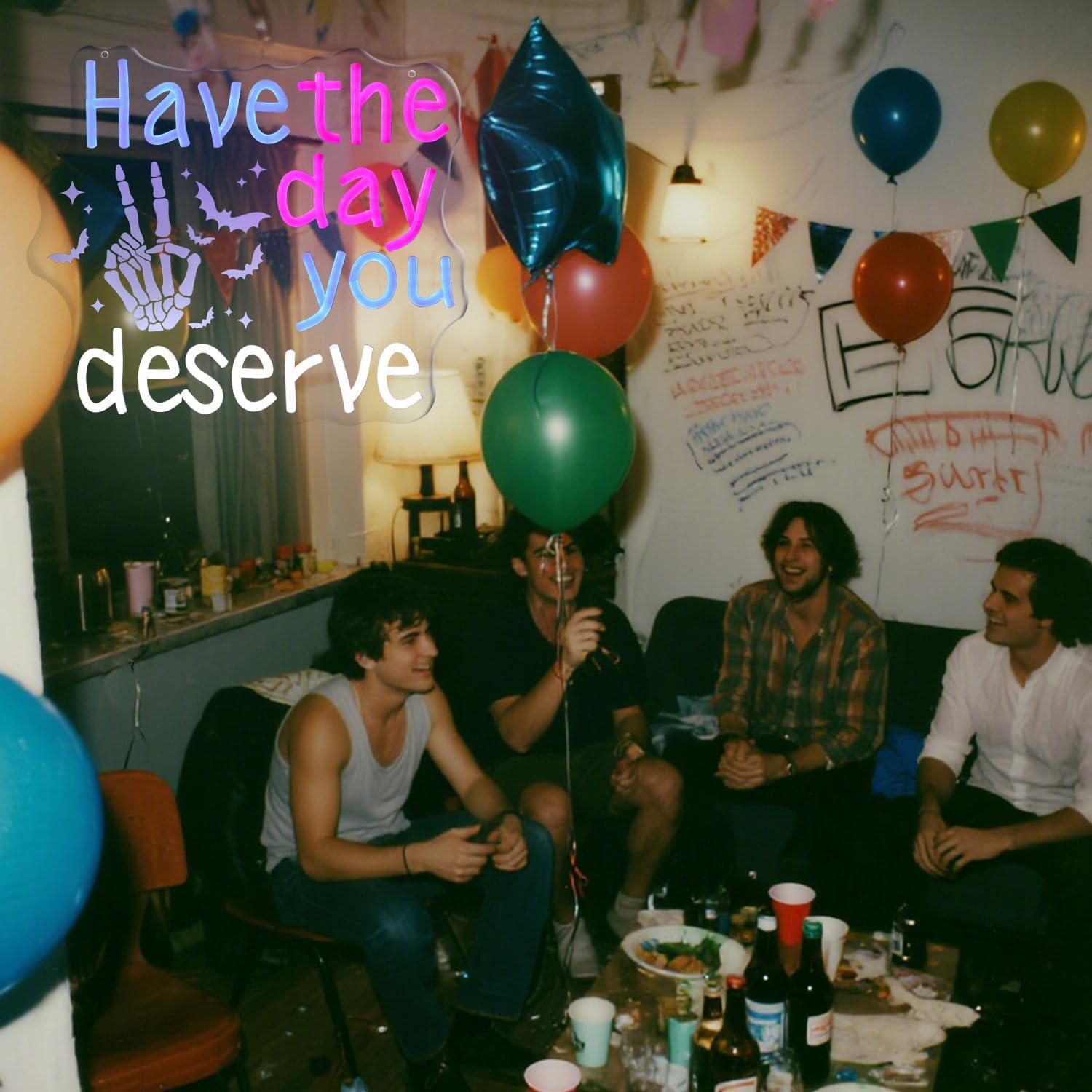 Have The Day You Deserve Neon  - Home Bar Signs recensione e prezzo