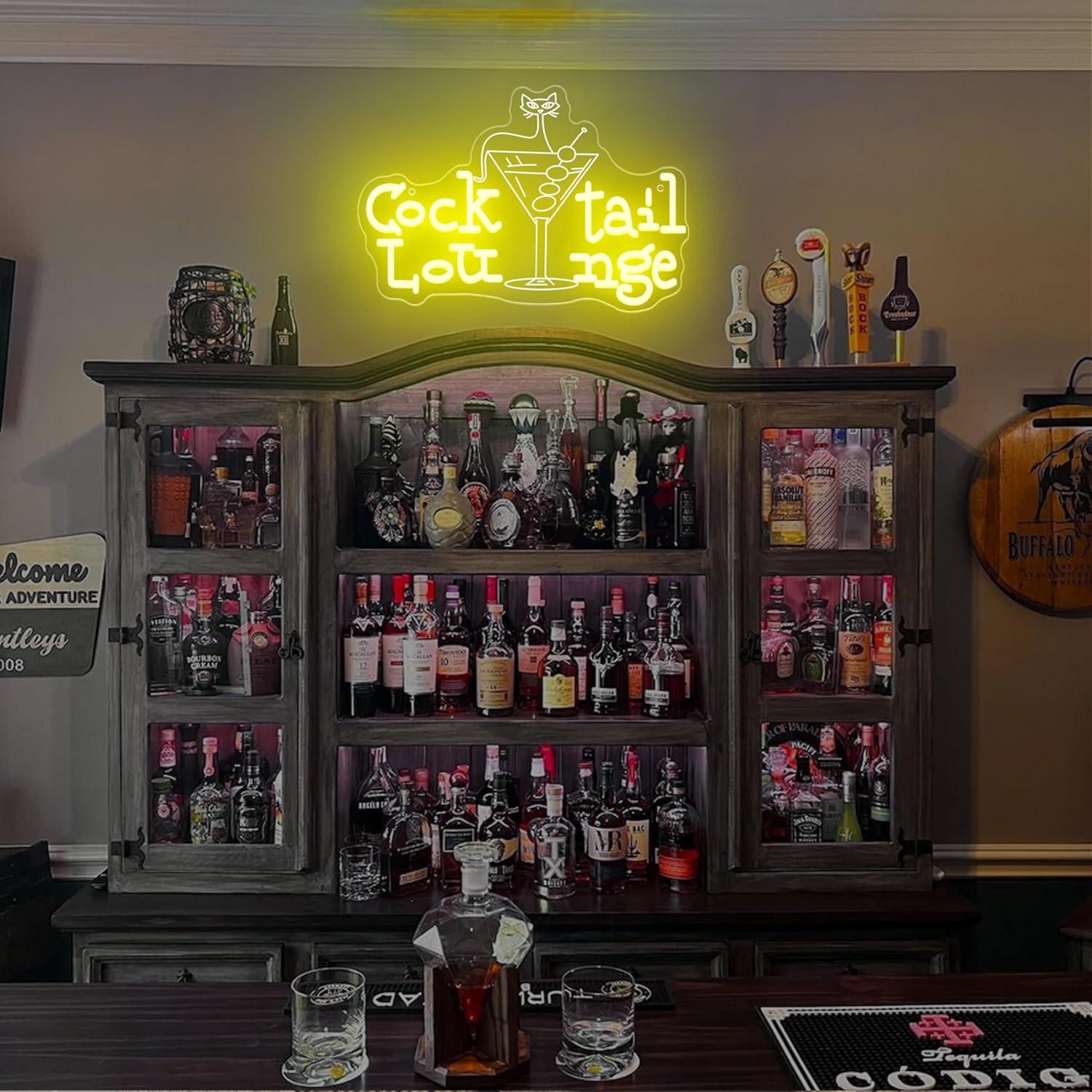 Cocktail Lounge Neon Sign Dimm - Home Bar Signs recensione e prezzo