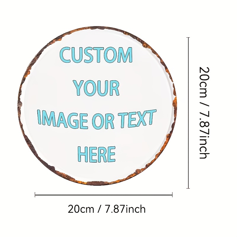 Custom Round Metal Tin Sign, P - Home Bar Signs recensione e prezzo