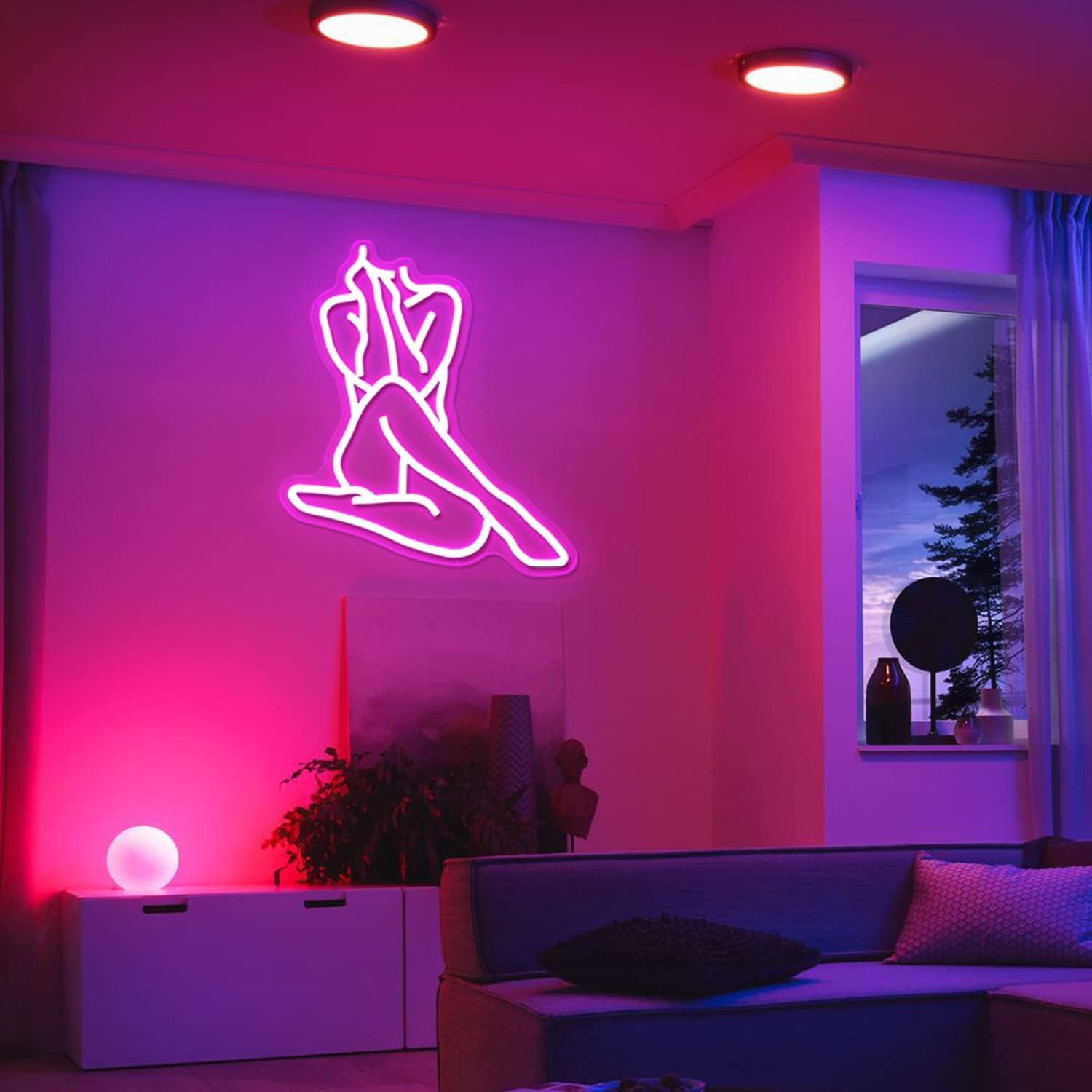Lady Neon Sign Dimmable LED Li - Home Bar Signs recensione e prezzo