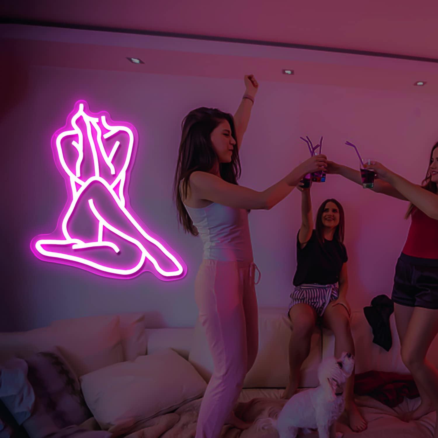 Lady Neon Sign Dimmable LED Li - Home Bar Signs recensione e prezzo